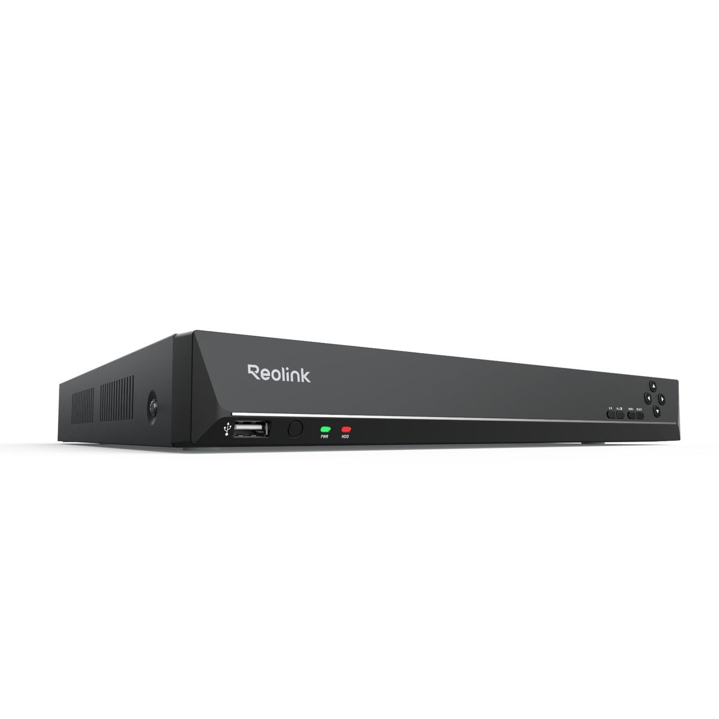 REOLINK 16CH PoE NVR for Home Security Camera System, 24/7 Recording(HDD Not Included), Smart Human/Vehicle/Animal Detection, Plug & Play, Support Up to 16TB, RLN16-410-NHD