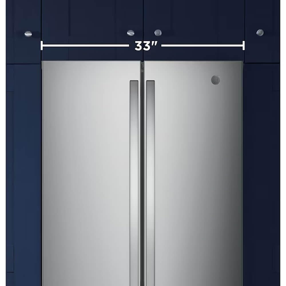 GE 24.7 cu. ft. French Door Refrigerator in Fingerprint Resistant Stainless Steel