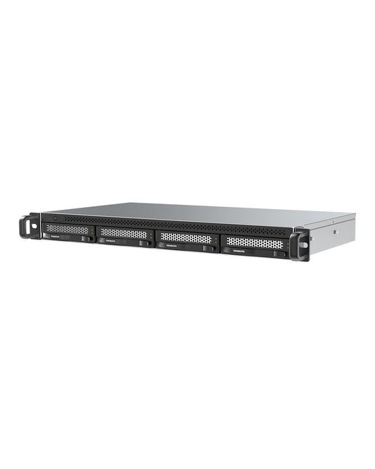 TERRAMASTER D4-320U Hard Drive Enclosure - 4Bay 1U Rack Mount USB 3.2 Gen2 10Gbps Type-C External USB Storage Compact Chassis Hot Swappable Plug and Play (Diskless)
