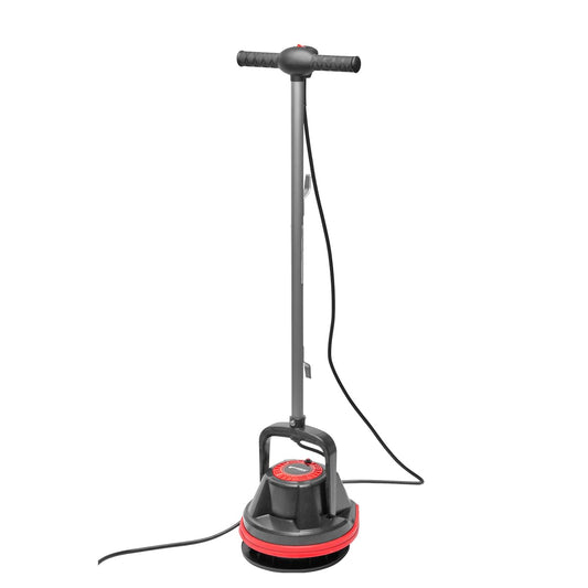 XtremepowerUS 10" Heavy Duty Commercial Pad Polisher Orbiter Hard Floor Buff Cleaner Machine, Wide Cleaning Path Floor Cleaning, 39ft Cord