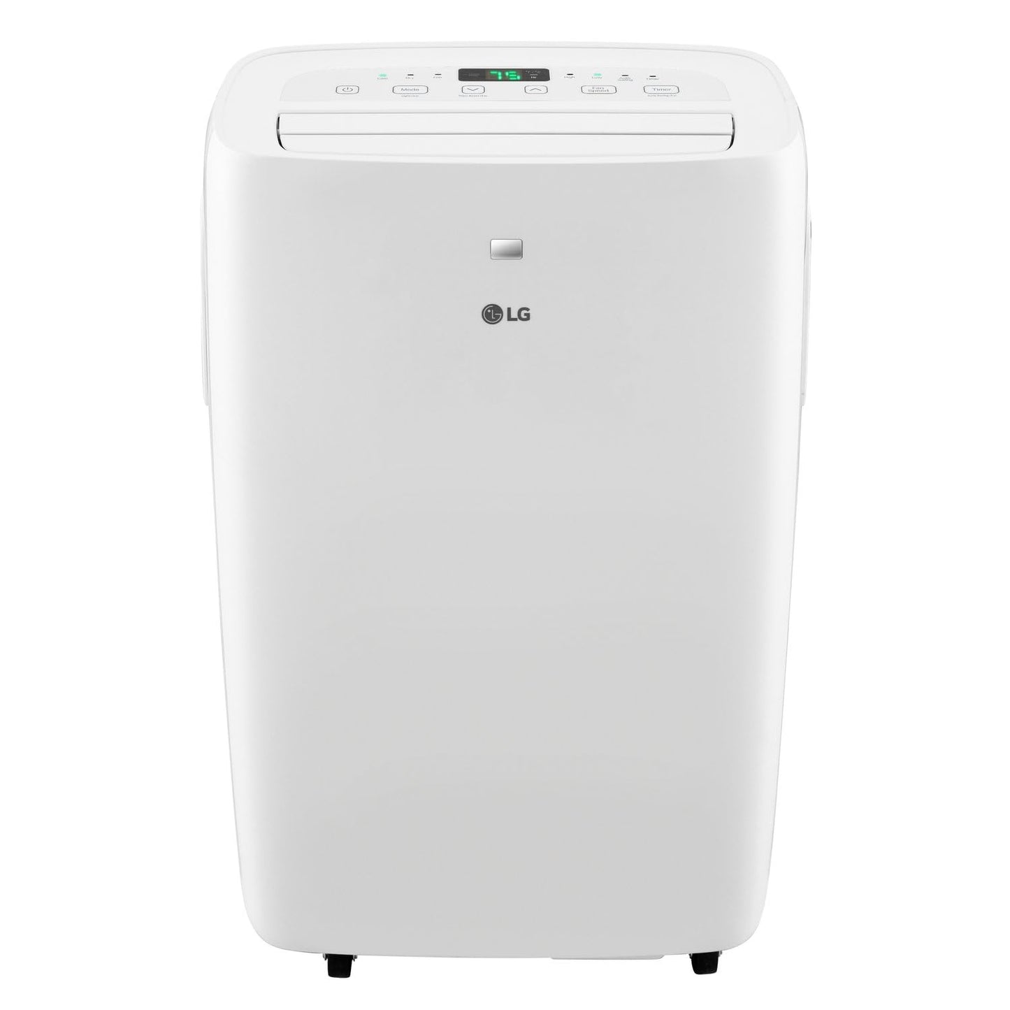LG 7,000 BTU (DOE) 10,000 BTU (ASHRAE) Portable Air Conditioner, 115V, Cools 300 Sq.Ft. (12' x 25' Room Size), Quiet Operation, LCD Remote Control, and Window Installation Kit, White