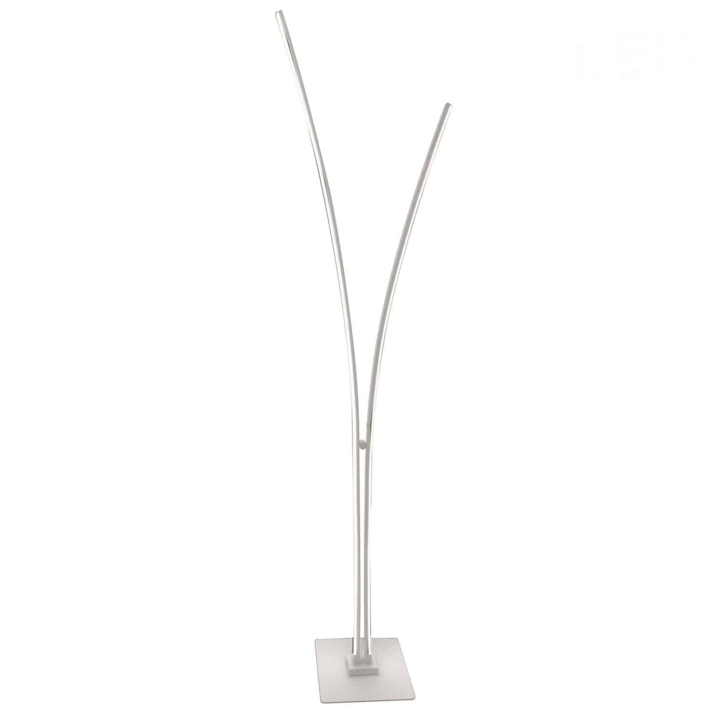 Dainolite 36W Floor Lamp Metal Matte White VIN-6536LEDF-MW
