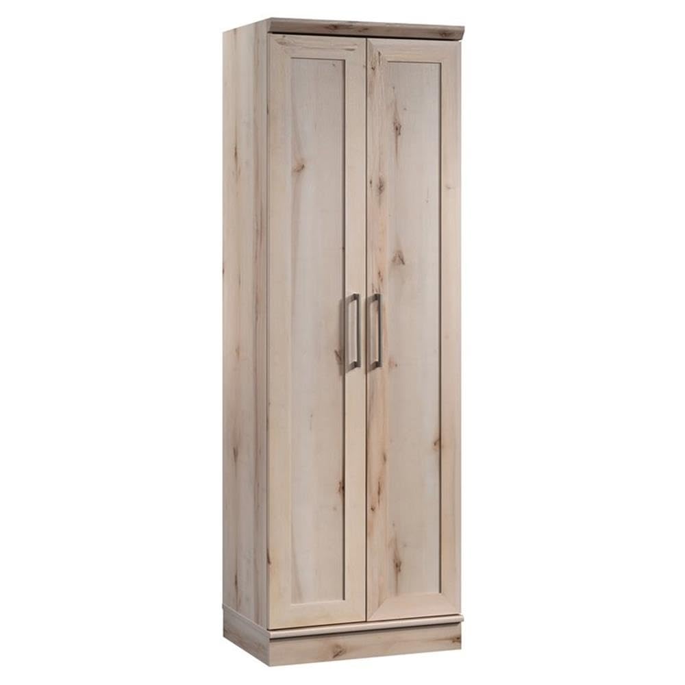 Sauder HomePlus Two Door Storage Cabinet/Pantry Cabinet, Pacific Maple Finish