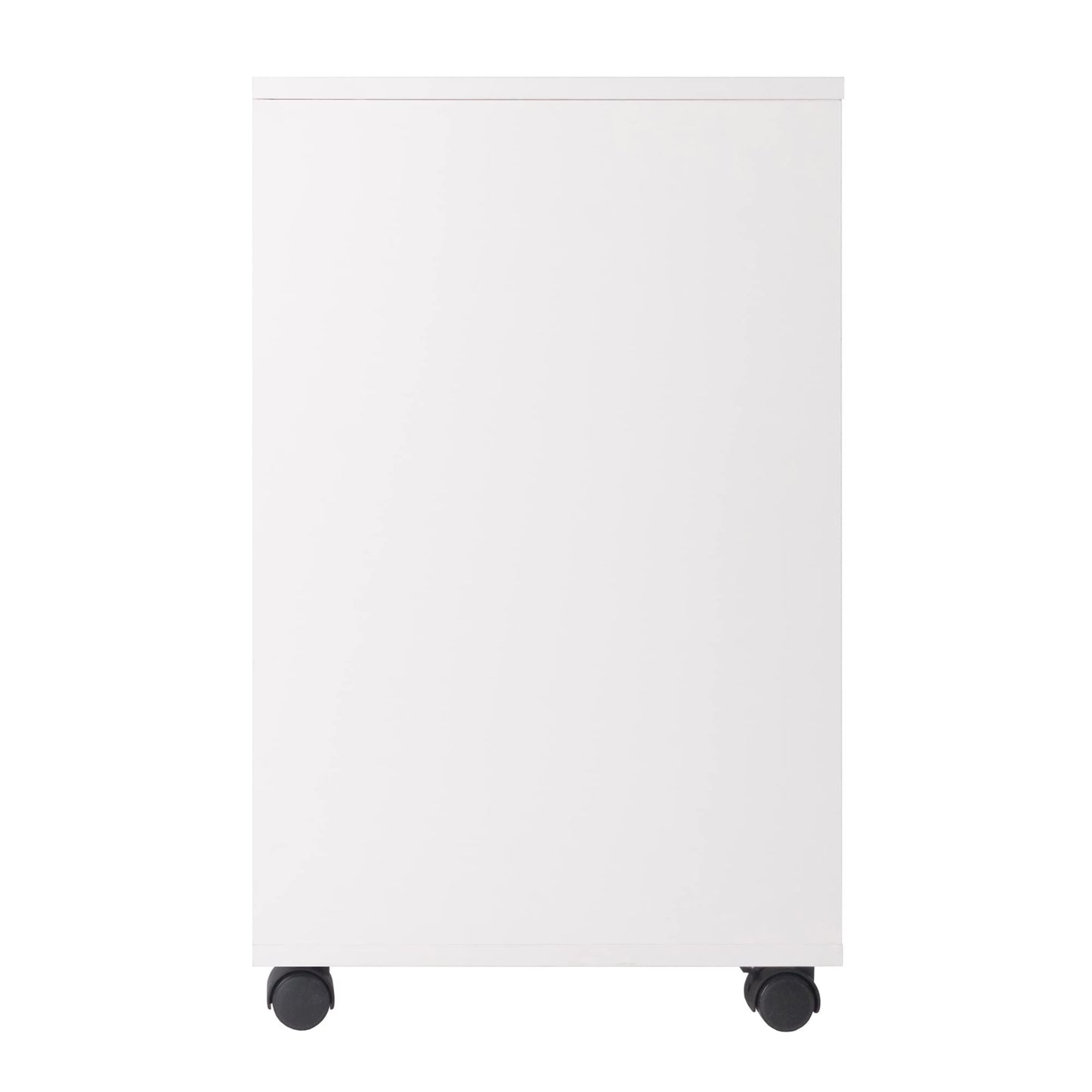 Winsome Halifax Mobile Storage Cabinet with 1 Door & 5 Drawers in White, Stylish & Functional Home Storage Cabinet for Filing, Kitchen Organization, Moveable Furniture for Office, Dorms, Apartments