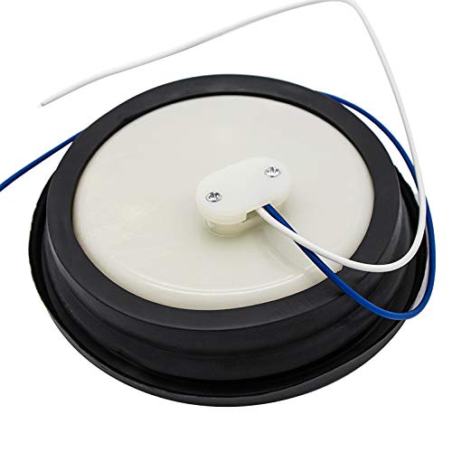 All Star Truck Parts 4in Round LED Trailer Tail Light 24 LEDs IP67 Waterproof Model ASTPL012R4C2 White