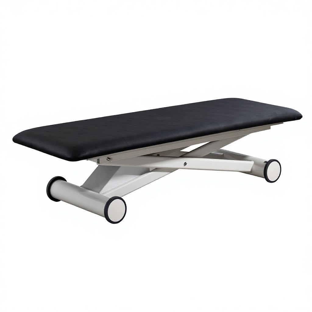 Demixson Electric Treatment Table - Power Hi-Lo Physical Therapy Bed with 17.7"-37" Height Range, 500 lbs Weight Capacity & Seamless Medical Grade Vinyl - for Clinics, Rehab & Chiro (Black)