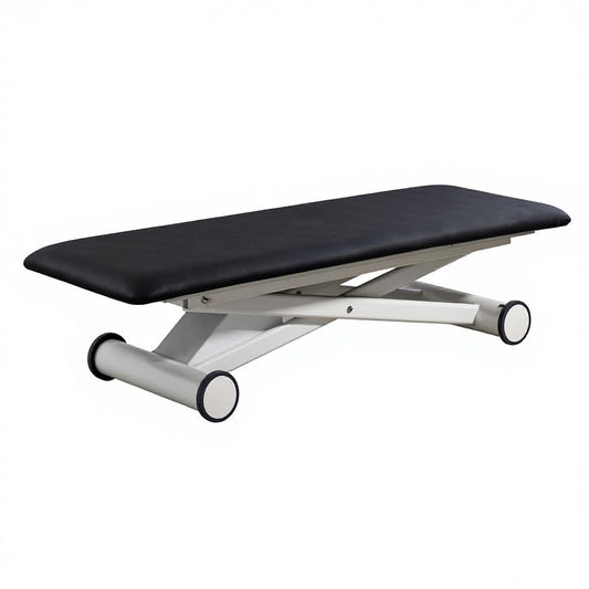 Demixson Electric Treatment Table - Power Hi-Lo Physical Therapy Bed with 17.7"-37" Height Range, 500 lbs Weight Capacity & Seamless Medical Grade Vinyl - for Clinics, Rehab & Chiro (Black)