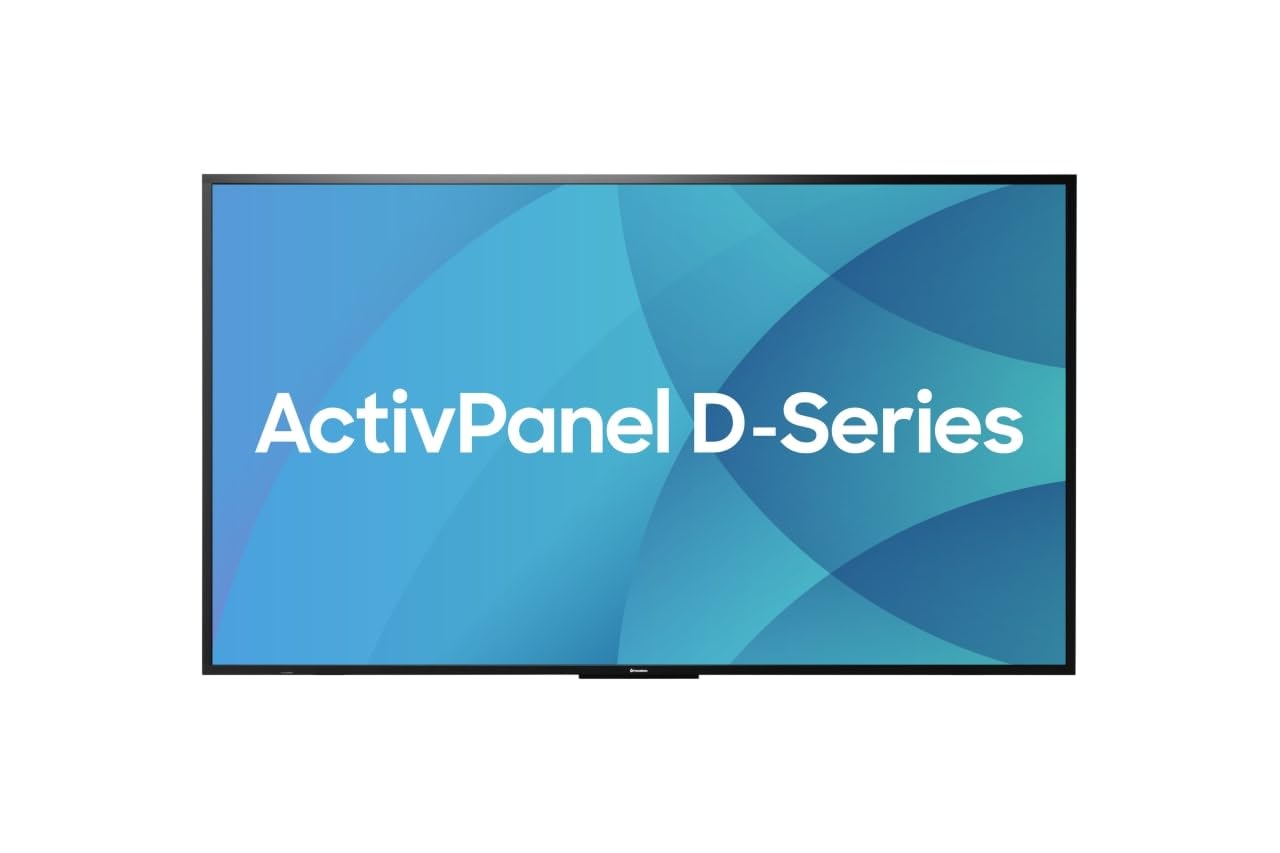 Promethean ActivPanelD 55" Commercial Digital Display, 4K UHD Non-Touch Digital Signage Screen for Announcements, Offices, Schools & Retail, Wall Mount Included, 3-Year Onsite Support