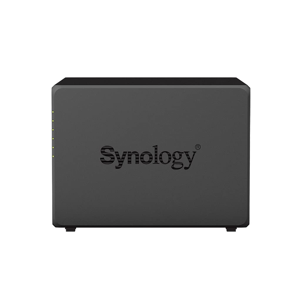 Synology DiskStation DS1522+ NAS Server Bundle with Ryzen 2.6 GHz CPU, 32GB Memory, 60TB HDD Storage, 1TB M.2 NVMe SSD, 4 x 1GbE LAN Ports, DSM Operating System