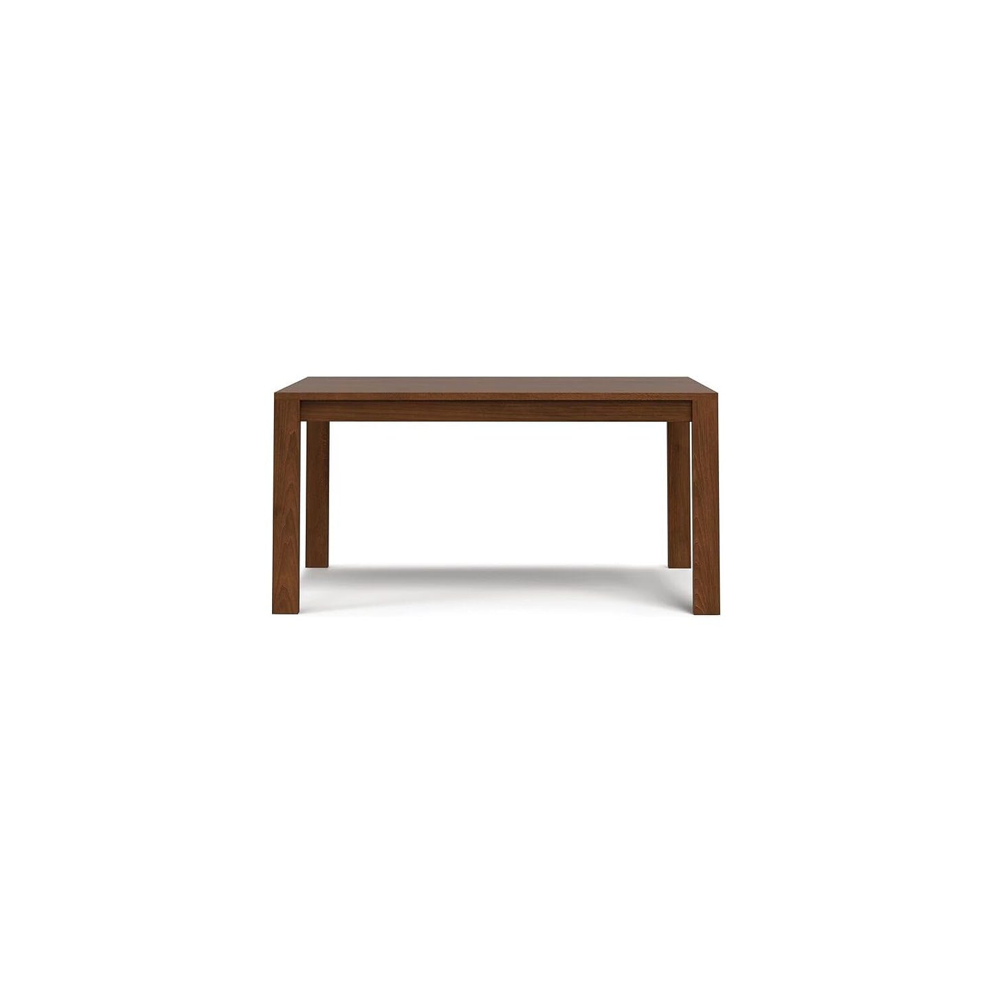 SIMPLIHOME Wilson Dining Table - 60 inch Wide Solid Wood Walnut Veneer Rectangular Table, Transitional Style for Dining Room or Kitchen with Thick, Straight Legs and Inset Apron, Seats 6