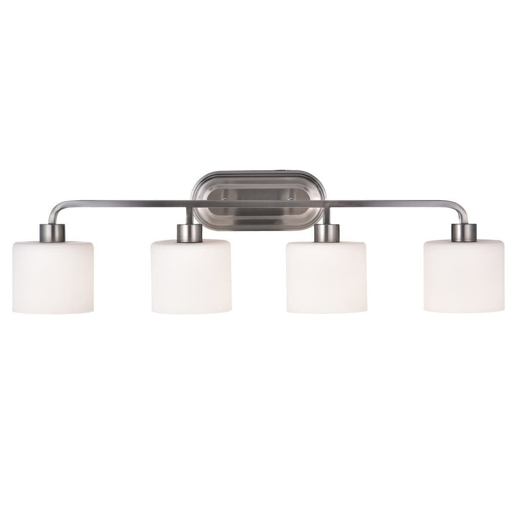 Chloe Bath Light CH21061BN34-BL4, One Size, Brushed Nickel Finish