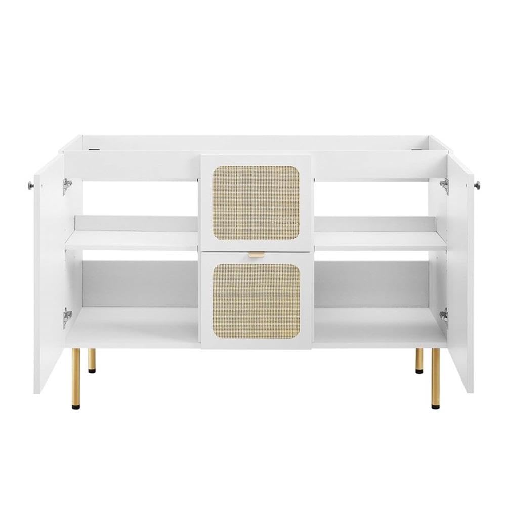 Modway EEI-6604-WHI Chaucer 48" Bathroom Vanity Cabinet (Sink Basin Not Included), White