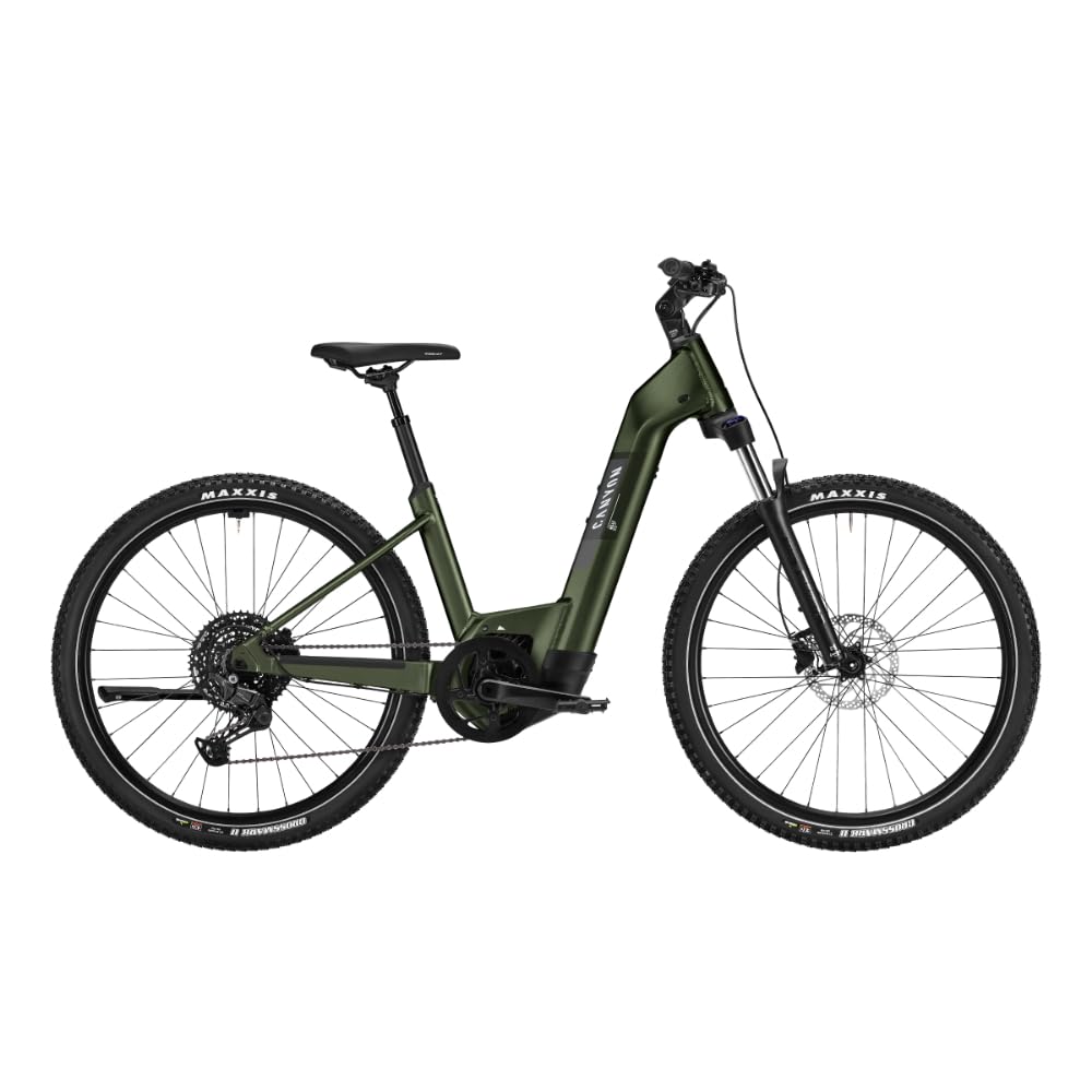 Canyon Pathlite:ON 5 SUV step-through, Tundra Green, Large