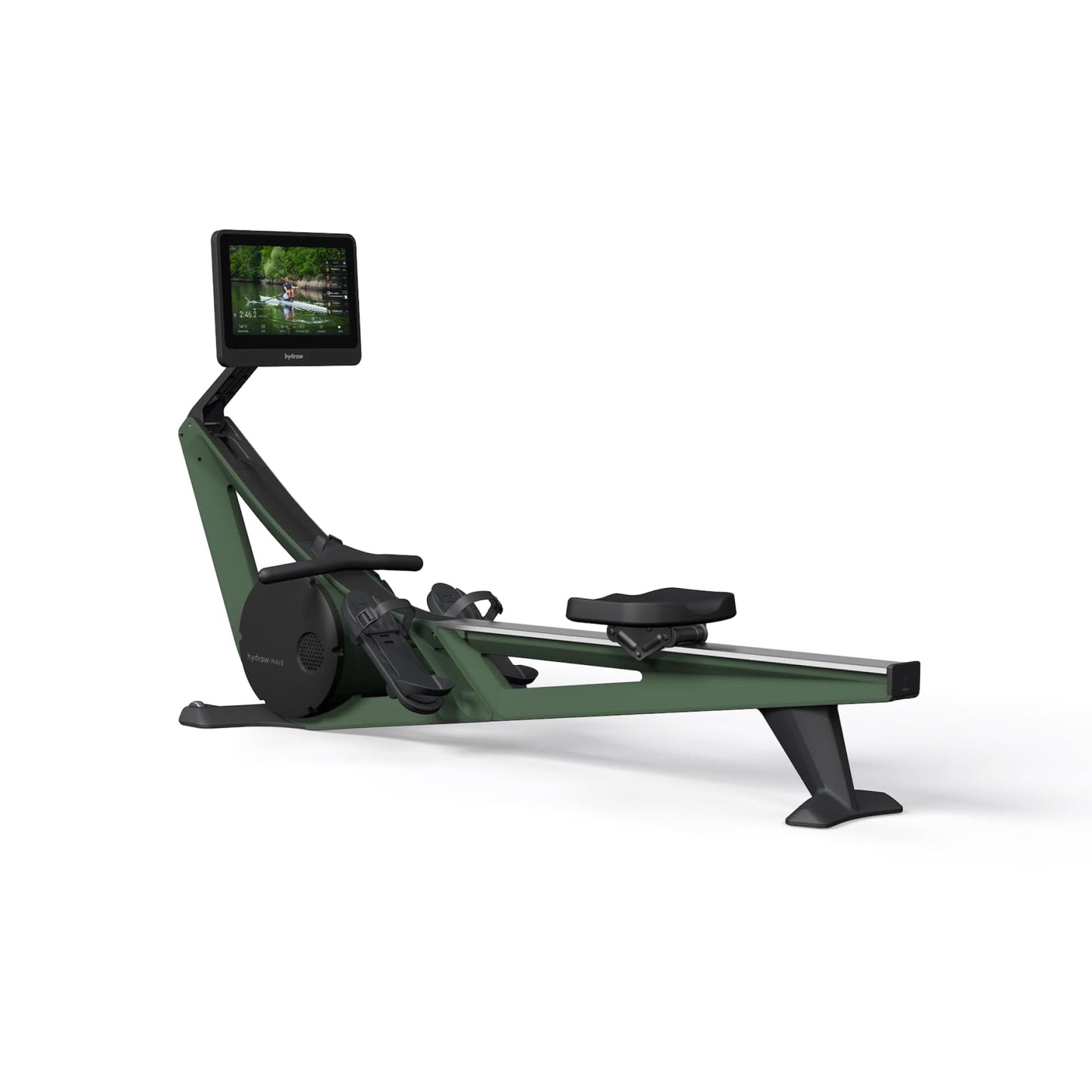 Hydrow Wave Rowing Machine for Home with Immersive 16'' HD Touchscreen - Live Row Machine Home Workout, Magnetic Drag Technology, 375 lb Weight Capacity Magnetic Rower - 30-Day Trial & 1-Year Warranty