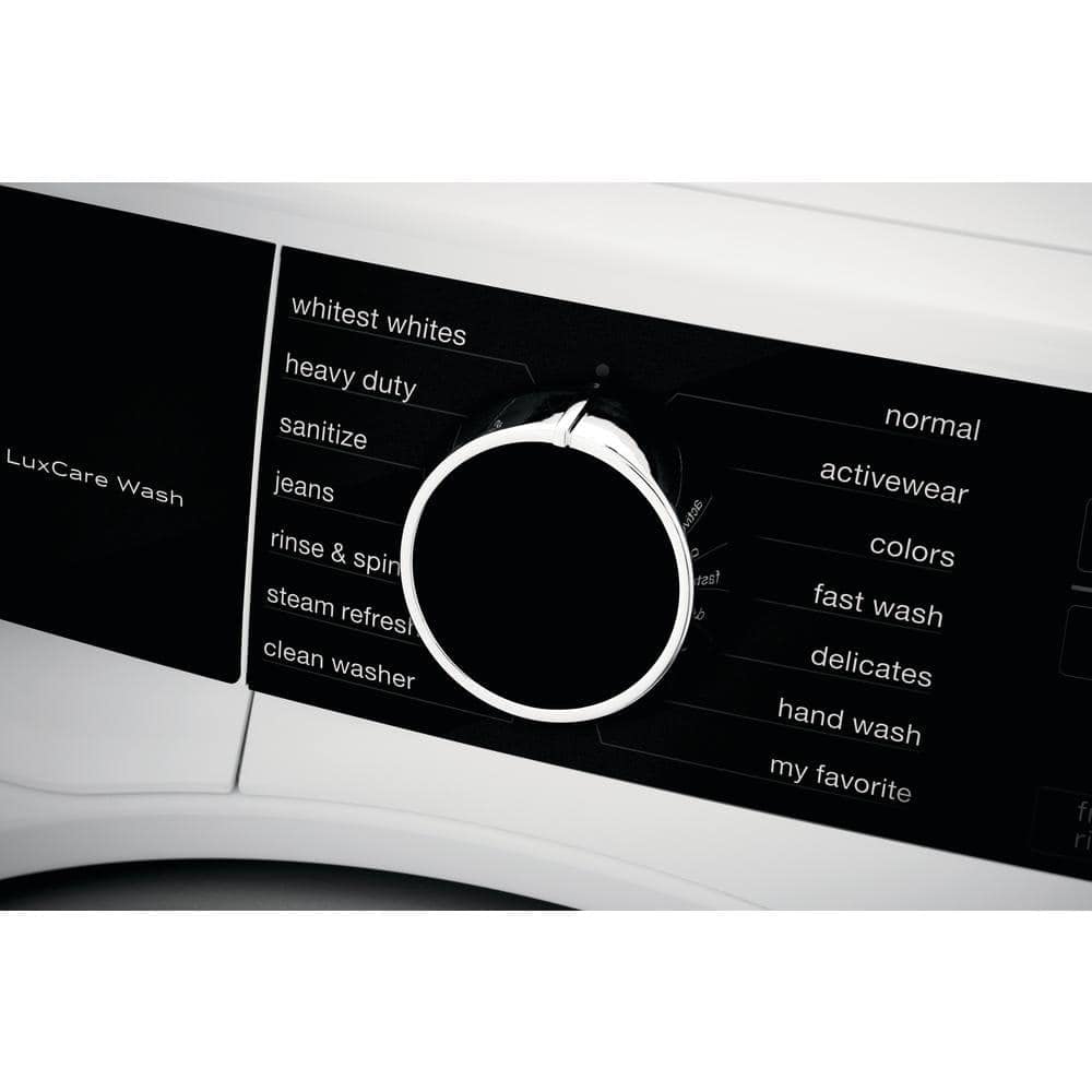 Electrolux 24 in 2.4 cu. ft. Compact Stackable Front Load Washer in White with LuxCare Wash and Steam Refresh