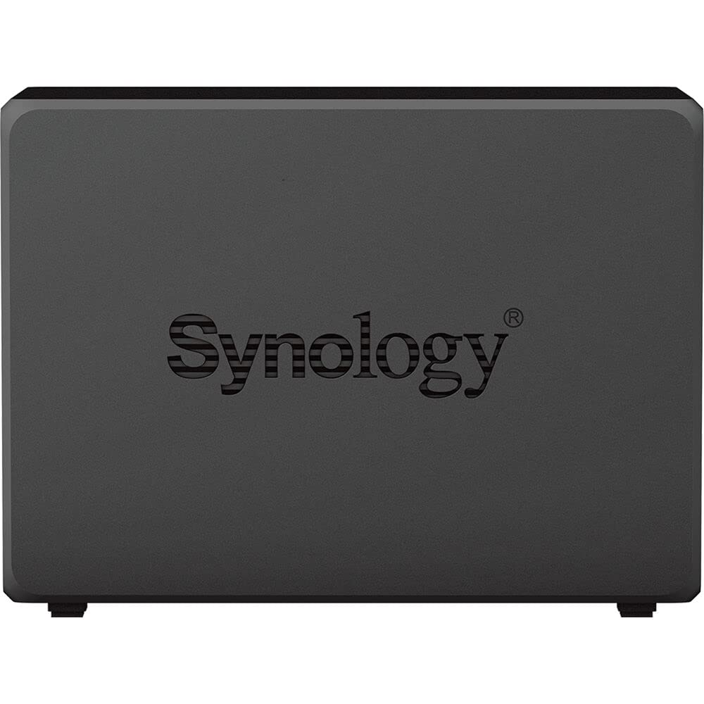 Synology DiskStation DS723+ NAS Server with Ryzen 2.6GHz CPU, 32GB Memory, 20TB HDD Storage, 1TB M.2 NVMe SSD, 2 x 1GbE LAN Ports, DSM Operating System