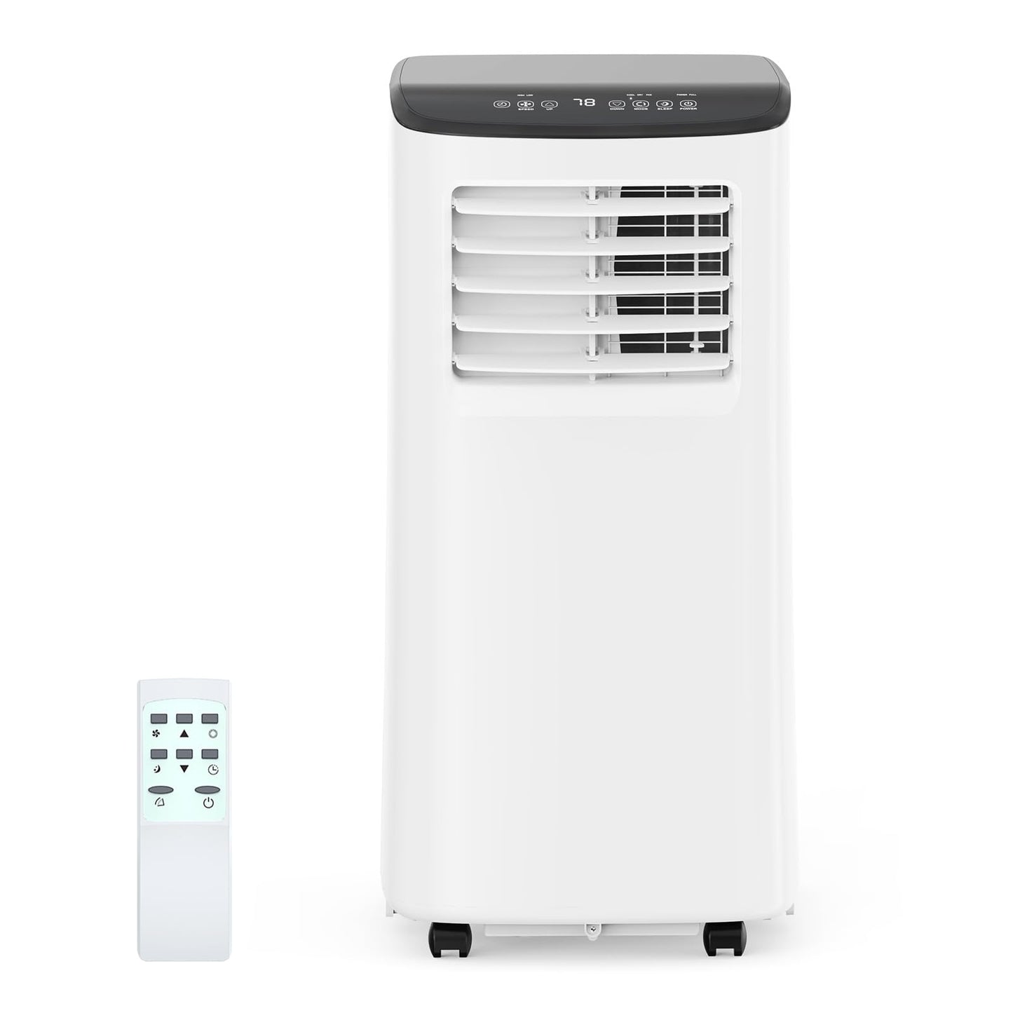 Garvee 8,000 BTU Portable Air Conditioner, 3-in-1 Portable AC Unit with Remote Control, Cool, Dehumidifier & Fan Modes for Rooms up to 350 sq.ft, with Sleep Mode, 24 Hours Timer, and Window Kit