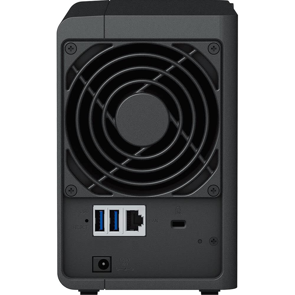 Synology DiskStation DS223 NAS Server with RTD1619B 1.7GHz CPU, 2GB Memory, 16TB HDD Storage, 1 x 1GbE LAN Port, DSM Operating System