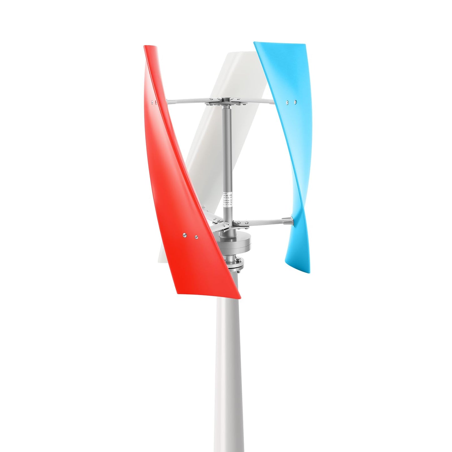 BANEBONE 400W Vertical Wind Turbine Generator, 24V, 3-Blade Kit with Controller, IP67 Waterproof, 30dB Low Noise, Blue/White/Red, for Home, Marine, RV & Off-Grid