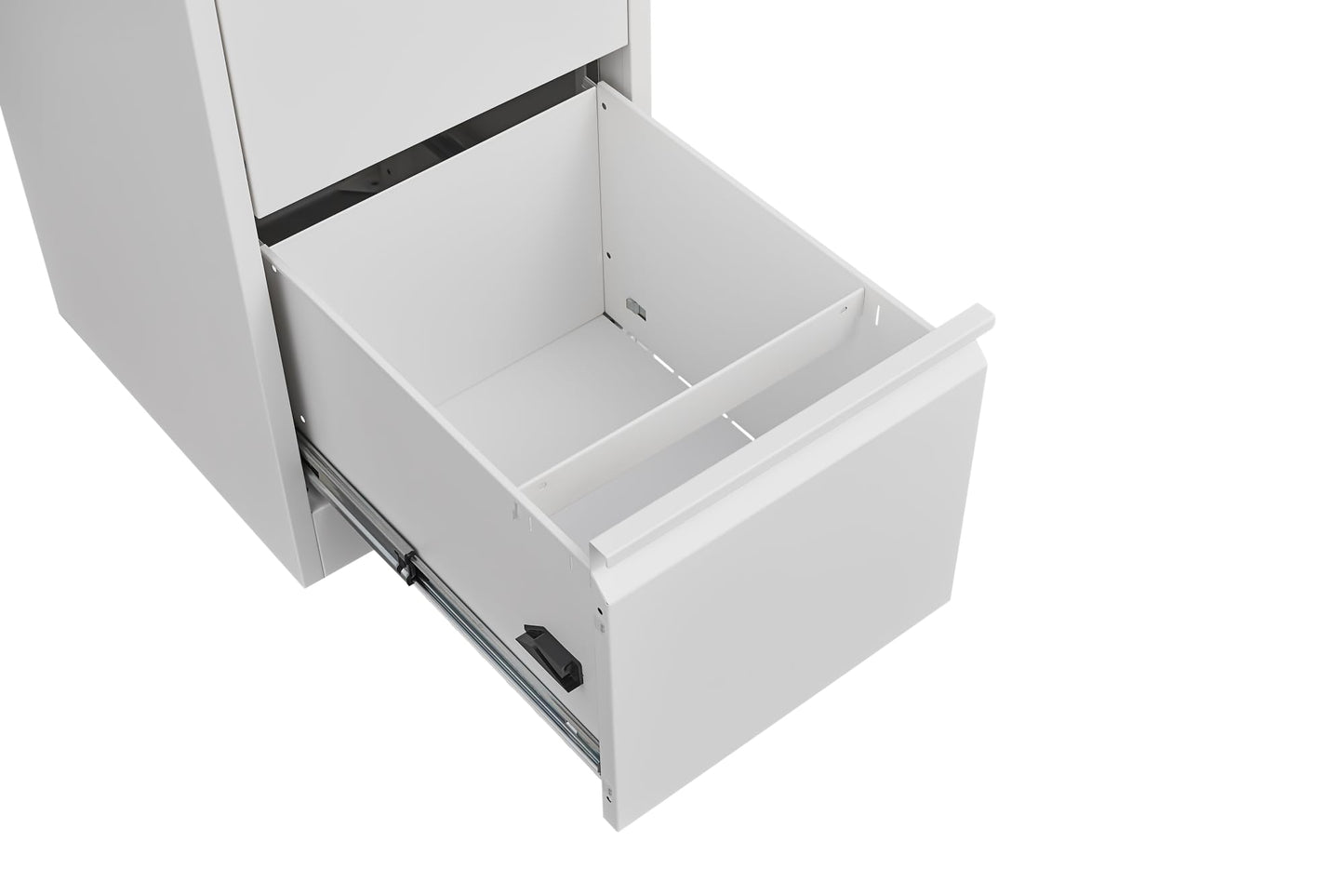 KEIKI Lockable File Cabinet with 4 Drawer, Metal Vertical Filing Cabinets for Home Office Organizer Letters/Legal/A4 File Folders,Assembly Required,White