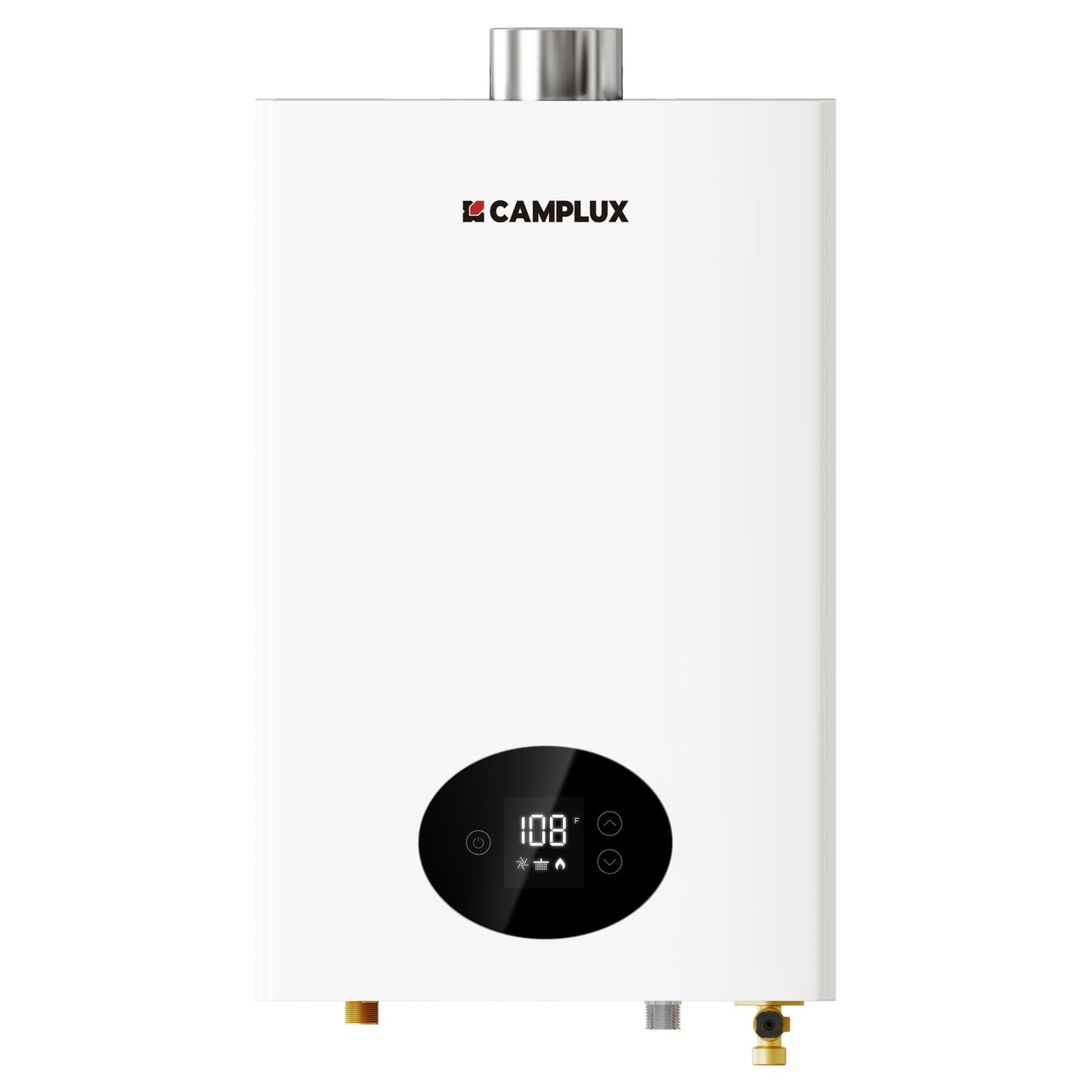 CAMPLUX Climatech 3 Tankless Water Heater Propane 102,000 BTU, 4.22 GPM Propane Tankless Water Heaters Indoor, High Efficiency On Demand Propane Water Heater for 3-4 Outlets, CX422
