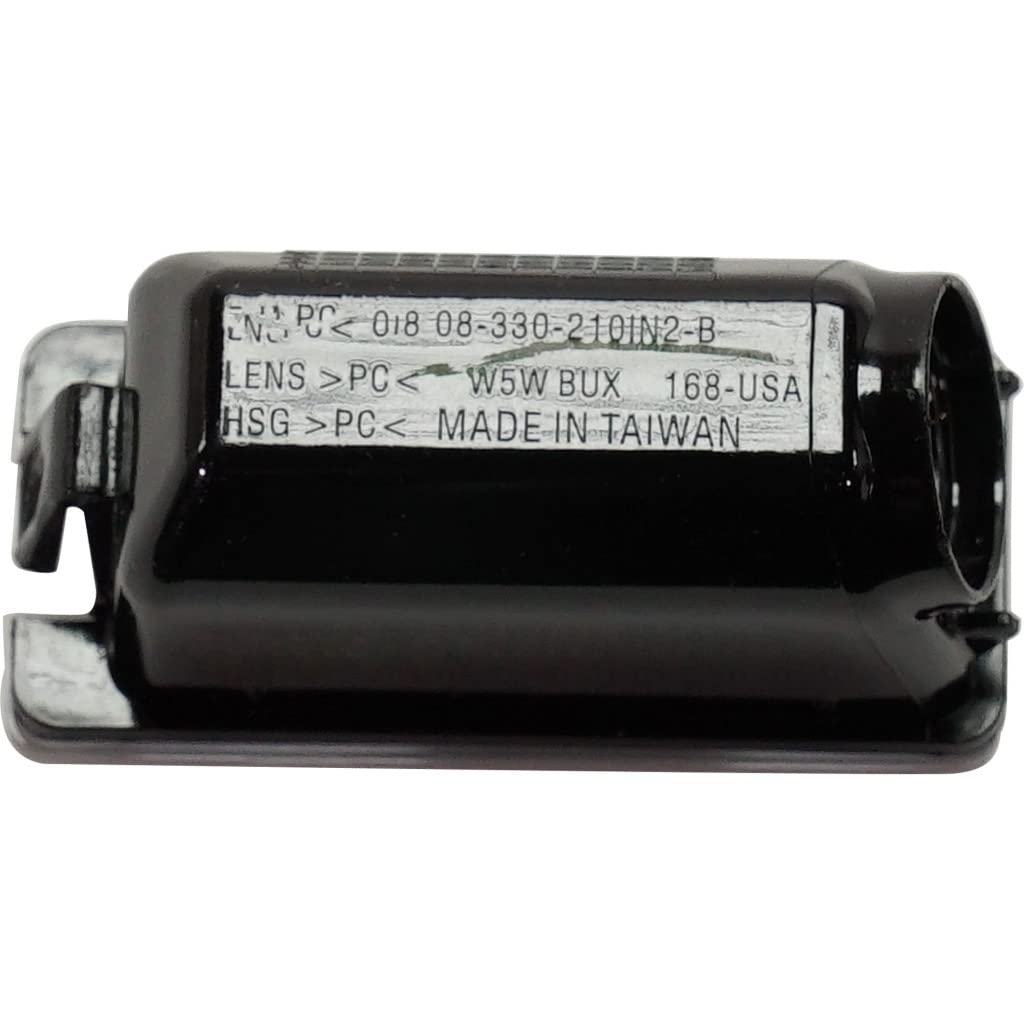 KarParts360 License Lamp Unit for Ford Fusion 2013-2018, Driver & Passenger Side, Black, Model PLX-M0-330-2101N-US-CL360A55
