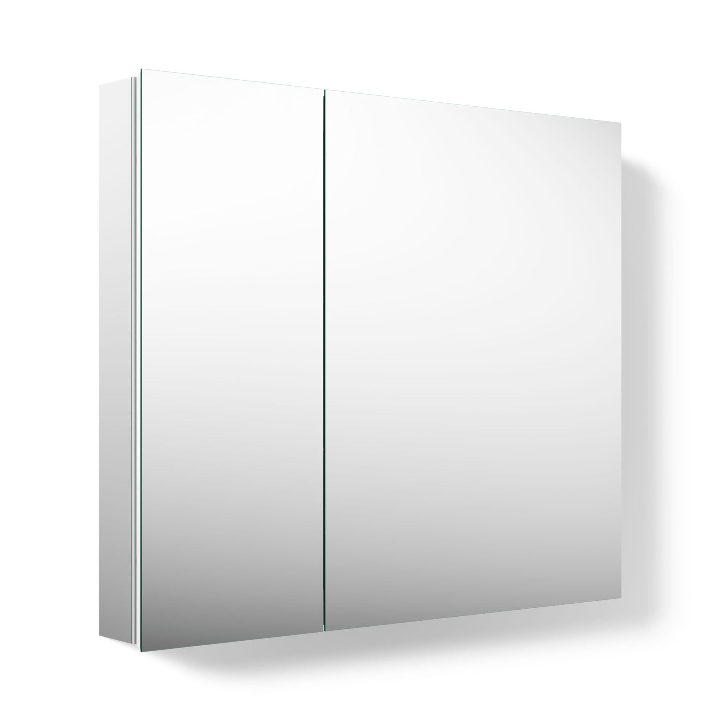 Kohler 55064-NA Embark Slim Medicine Cabinet Mirror, Adjustable Shelves with Mirrored Doors, 30 in. W x 26 in. H