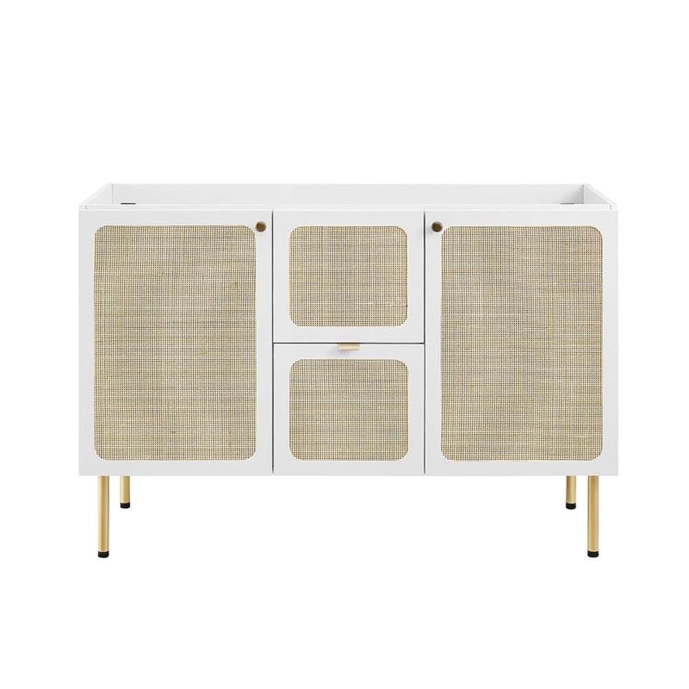 Modway EEI-6604-WHI Chaucer 48" Bathroom Vanity Cabinet (Sink Basin Not Included), White