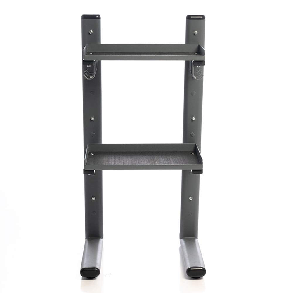 Power Systems Black Chrome Cable Attachment Storage Rack Heavy Duty Gym Organizer for Bars and Accessories, Mobile Rack for Home Gym, Fitness Studio and Commercial Equipment Storage