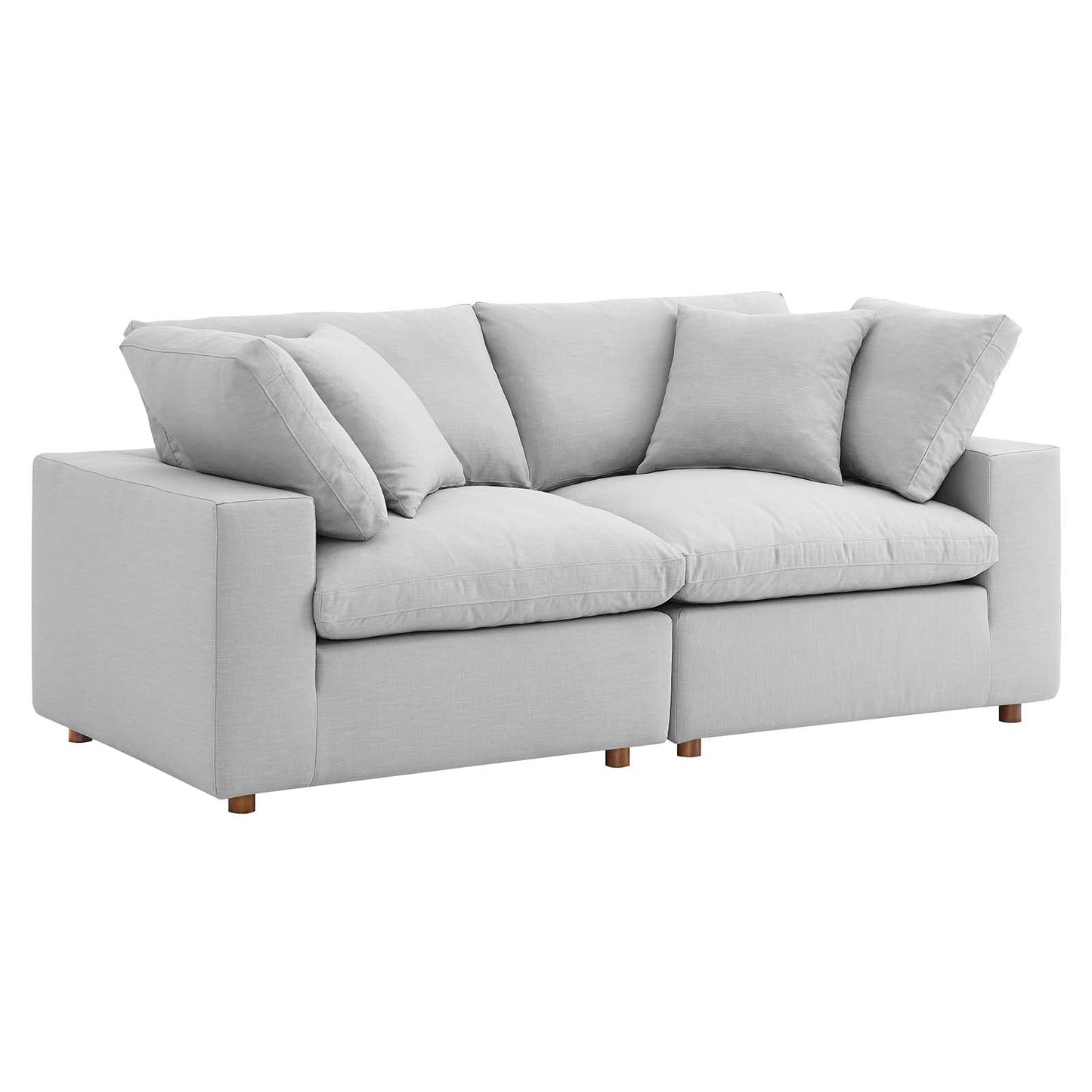 Modway Commix Down-Filled Overstuffed Upholstered Loveseat