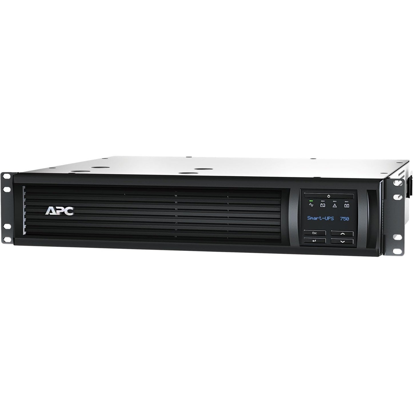 APC Smart-UPS, SMT750RM2UC 2U Rack Back-UPS, 750 VA Backup Battery Power Supply, 6 x NEMA 5-15R, SmartConnect Port, SmartSlot, AVR, LCD Screen Bundled with 16GB USB Storage