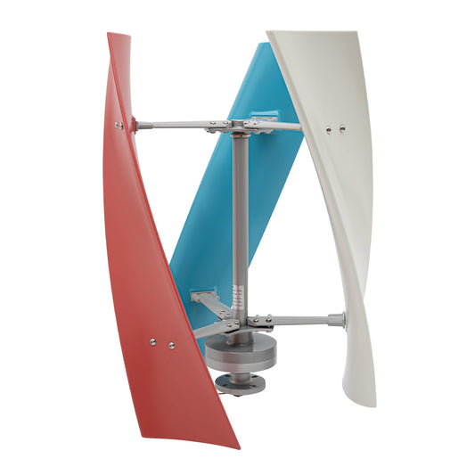 Wind Turbine, 450W 12V Household Maglev Axis Generator 3 Colorful Wind Turbine Kit Portable Vertical Helix Wind Power Generator Permanent Maglev Wind Alternators with Controller for Boats Gazebos