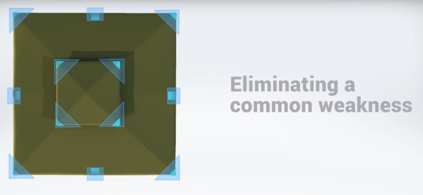 Garden Winds Replacement Canopy Top Cover for The Mirage Gazebo - RipLock 350