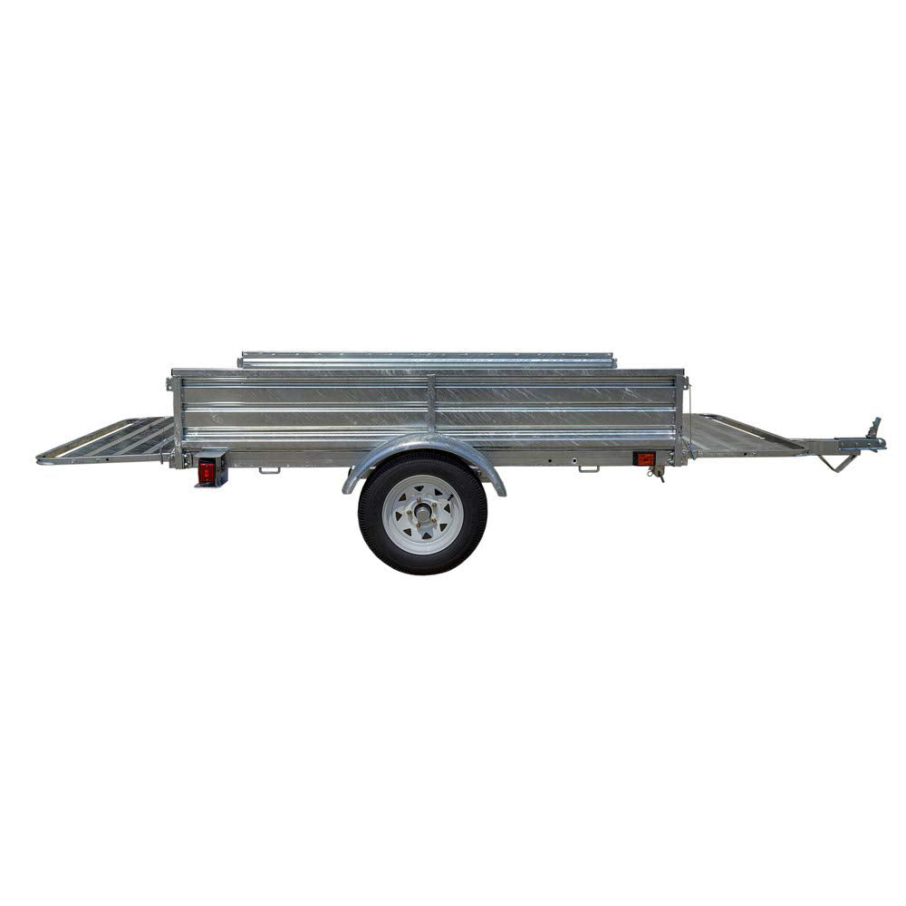 DK2 4.5 ft. x 7.5 ft. Single Axle Hot-Dipped Galvanized Multi-Utility Trailer