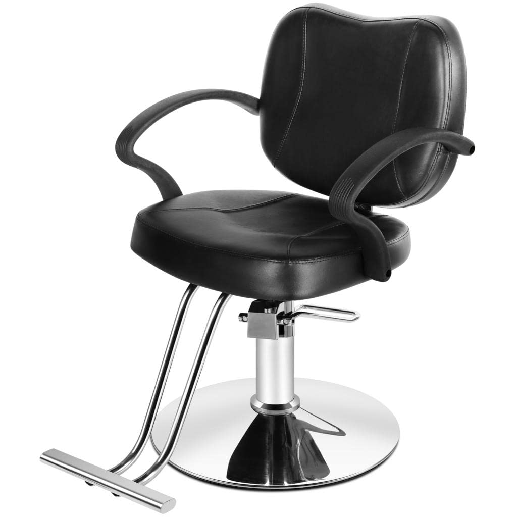 Artist hand Salon Chair for Hair Stylist, Hydraulic Barber Chair for Home