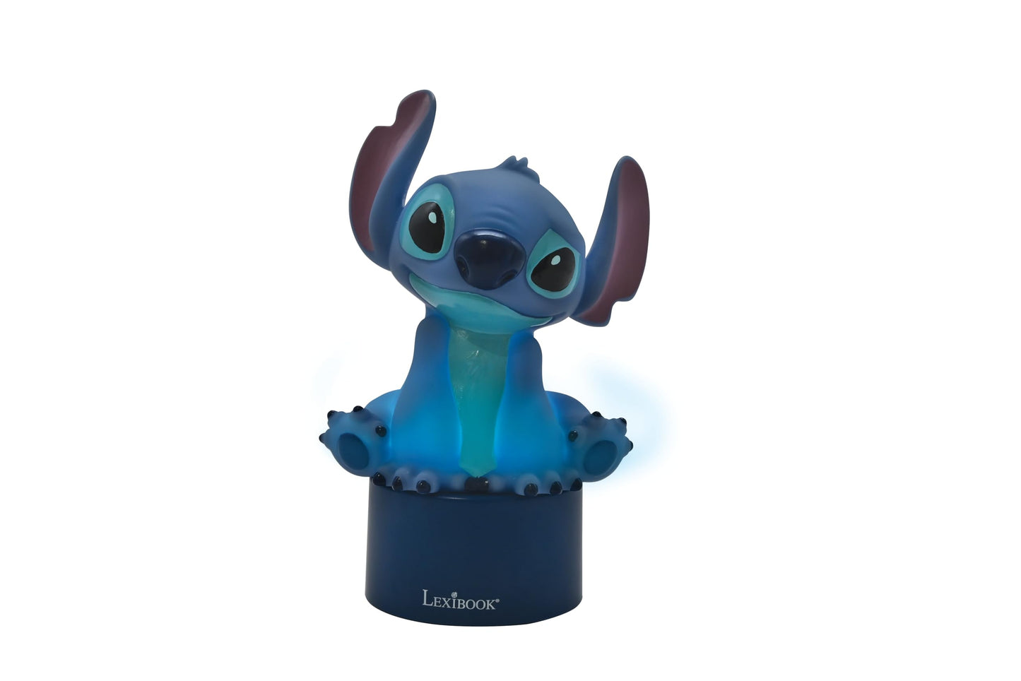 LEXiBOOK Disney Stitch Nightlight Speaker Color Change Small Blue NS01D