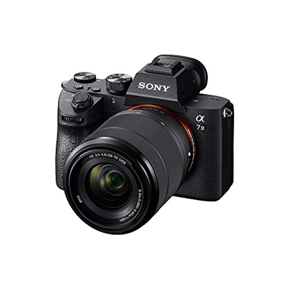 Sony a7 III Full-Frame Mirrorless Interchangeable-Lens Camera with 28-70mm Lens with 3-Inch LCD (Black)