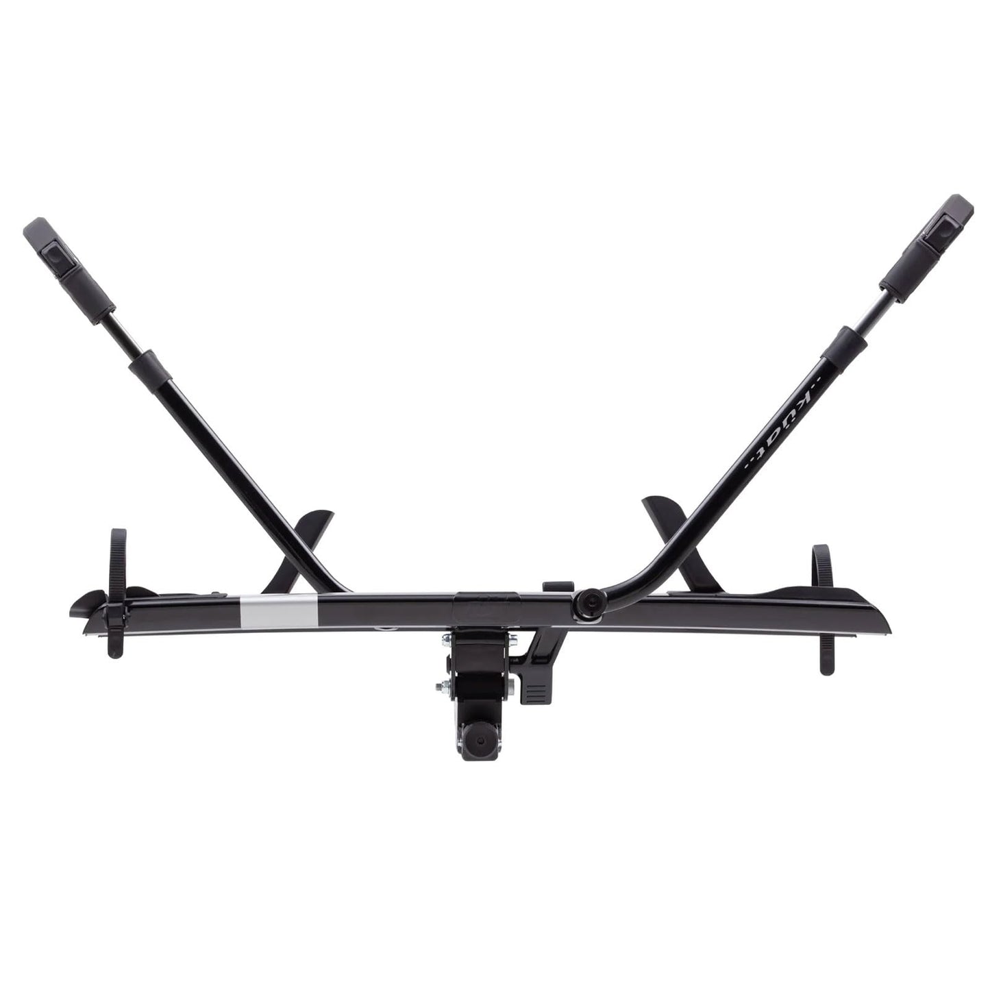 KUAT Sherpa 2.0 Durable Lightweight Aluminum Compact 2 Bike Transporting Hitch Rack with Cable Lock & Foldable Tire Cradles | Capacity - 40 Lbs per Tray, Black Metallic & Gray Anodize, 2"