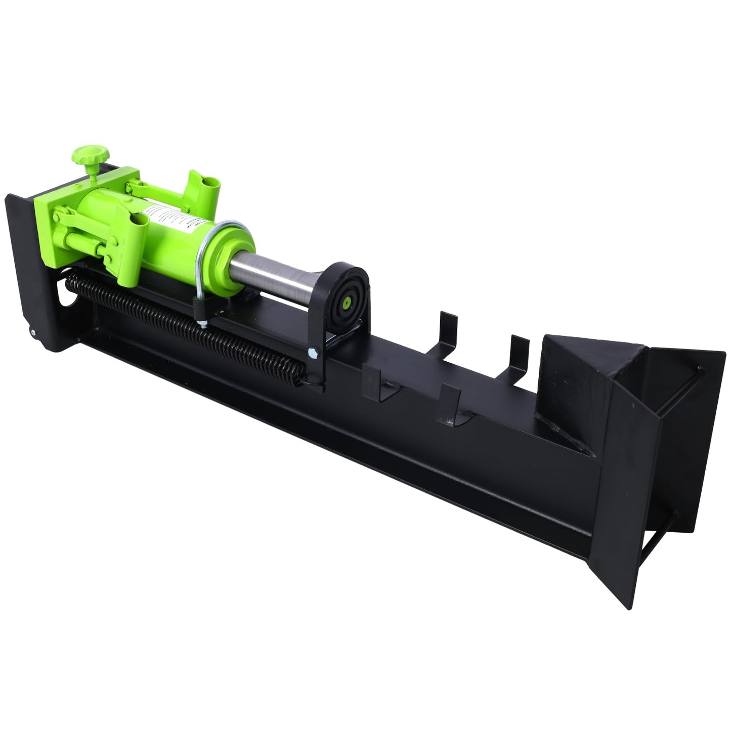 10 Ton Horizontal Log Splitter - Steel Blackish Green - Powerful Labor-Saving Machine - Durable Outdoor Use - Efficient Log Splitting