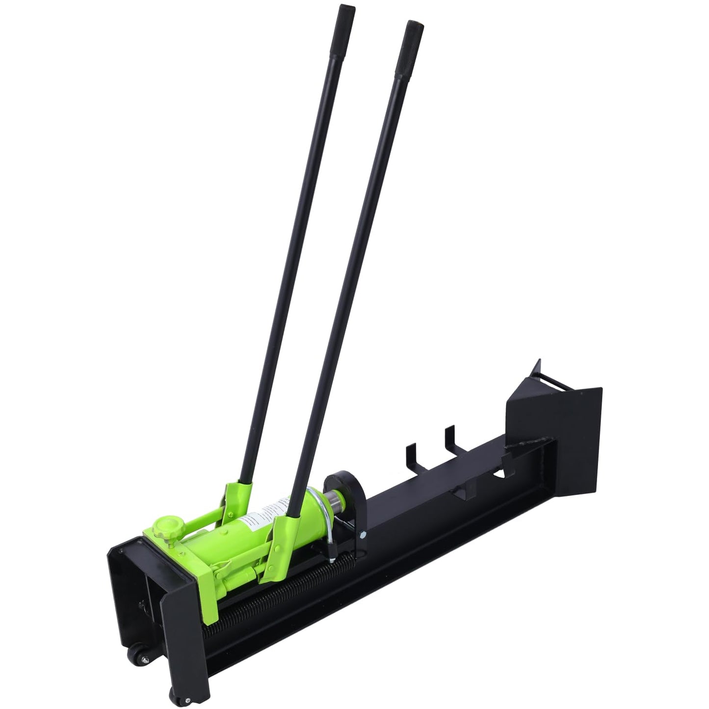 10 Ton Horizontal Log Splitter - Steel Blackish Green - Powerful Labor-Saving Machine - Durable Outdoor Use - Efficient Log Splitting