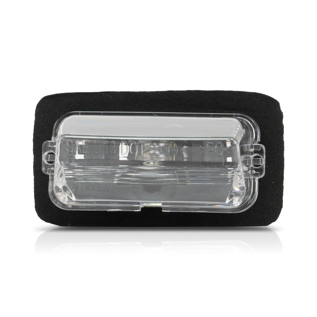 KarParts360 License Light Assembly for Toyota Camry 2012-2017, CAPA Certified, Driver or Passenger Side, Model CLX-M0-312-2109N-AC-CL