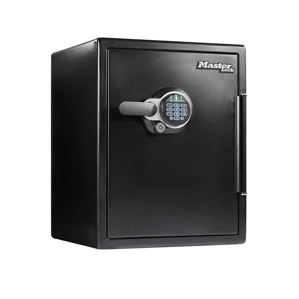 Master Lock Black Steel Fireproof and Waterproof Safe with Digital Keypad, 2.0 cu-ft, STW205GYC