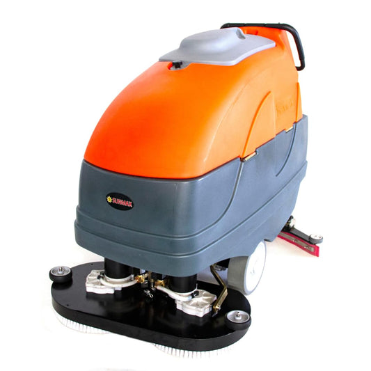 SUNMAX 34" Self-Propelled Commercial Floor Scrubber Machine, 33-Gal Tank, 75000 sp.ft./H Efficiency, Ideal for Large-area Cleaning
