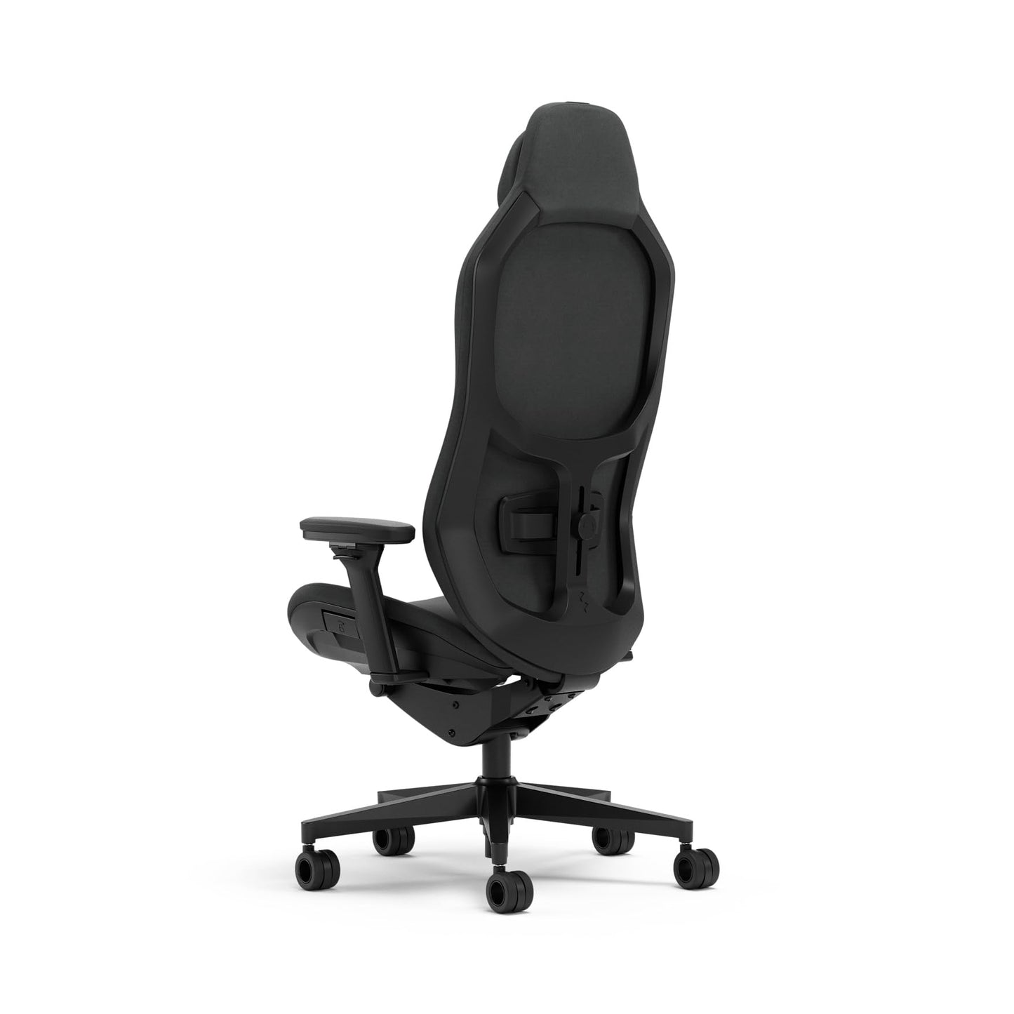 Fractal Design Refine Fabric Dark Gaming Chair - Ergonomic Office Desk Chair Functionality with 4D Adjustable Armrests, High-Back Support, Lumbar Cushion, and Premium Fabric