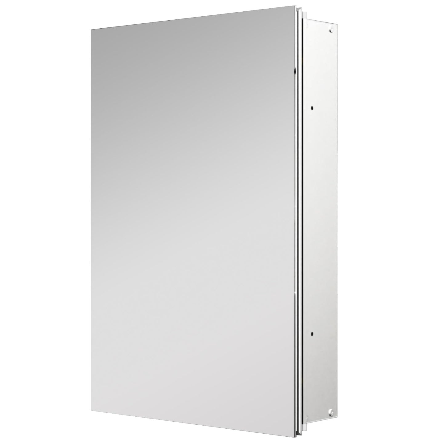 HESONTH Medicine Cabinet with Mirror of Storage, 22x30 inch Aluminum Bathroom Cabinet, Assembly Needed, Surface Mount or Recessed Wall Cabinet with Adjustable Glass Shelves for Bathroom Bedroom