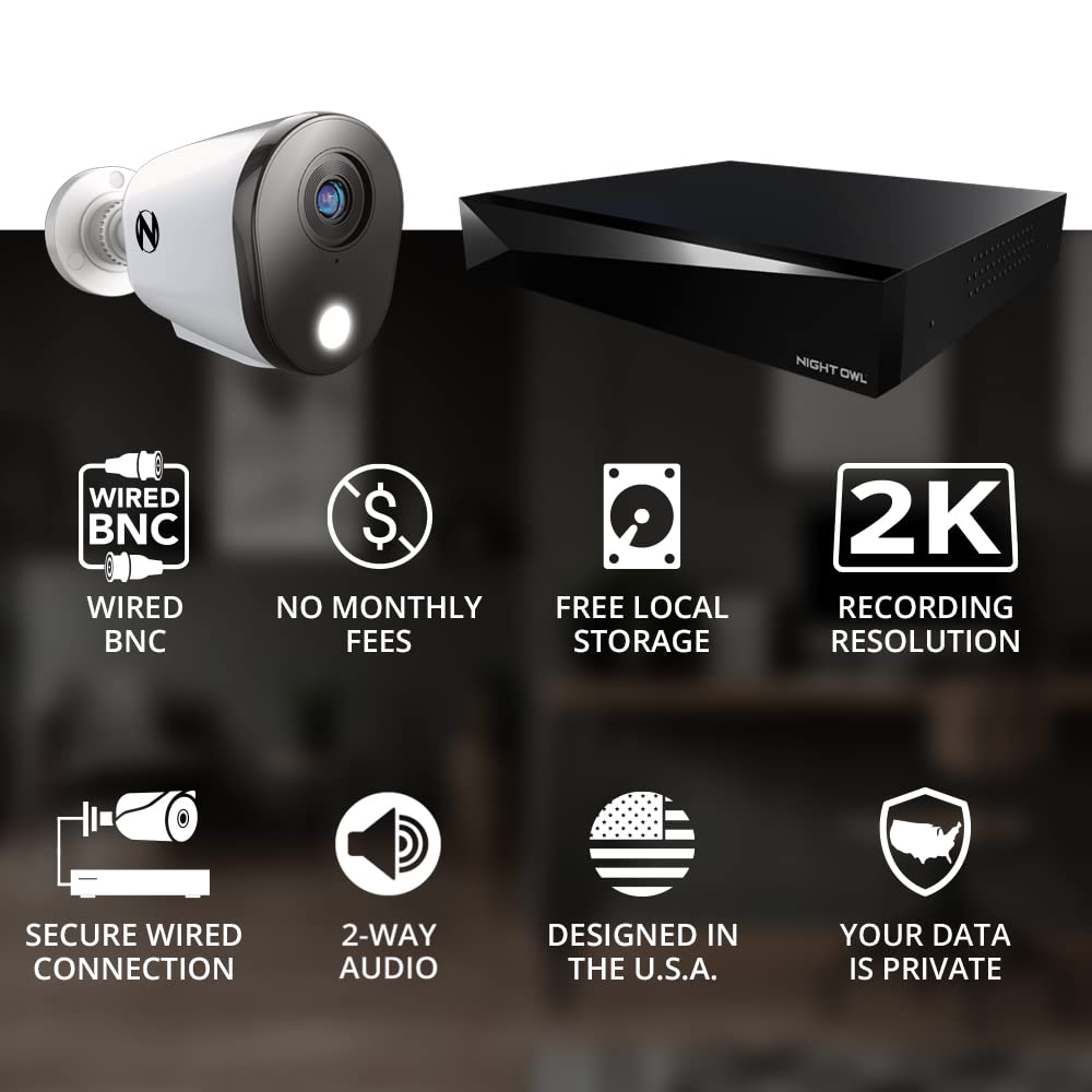 Night OWL FTD4-81-8L HD DVR Security KIT