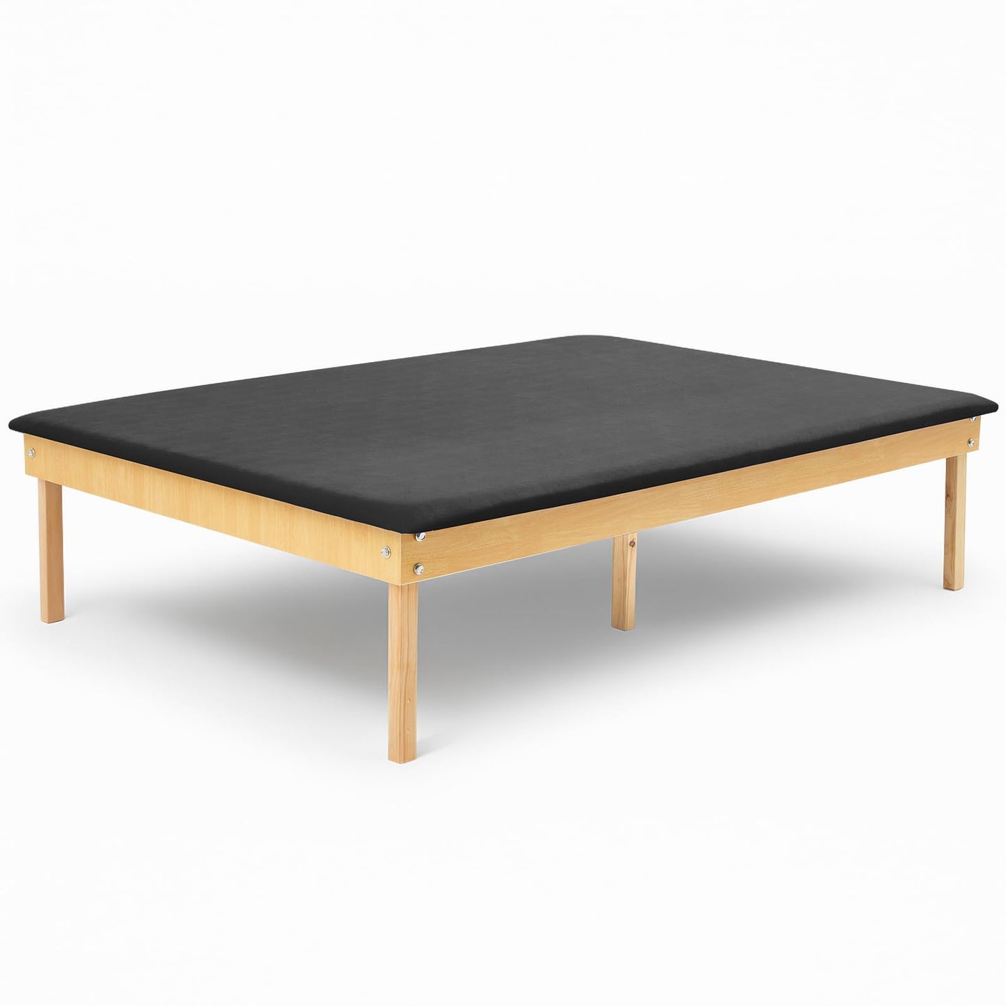 AceOrbit Physical Therapy Table Low Exercise Table 72 x 53 x 18 Inch Wide Portable Massage Physical Massage Tables with Mat Treatment Equipment for Home, Bariatric, Seniors Exercise, Fitness, Pilates