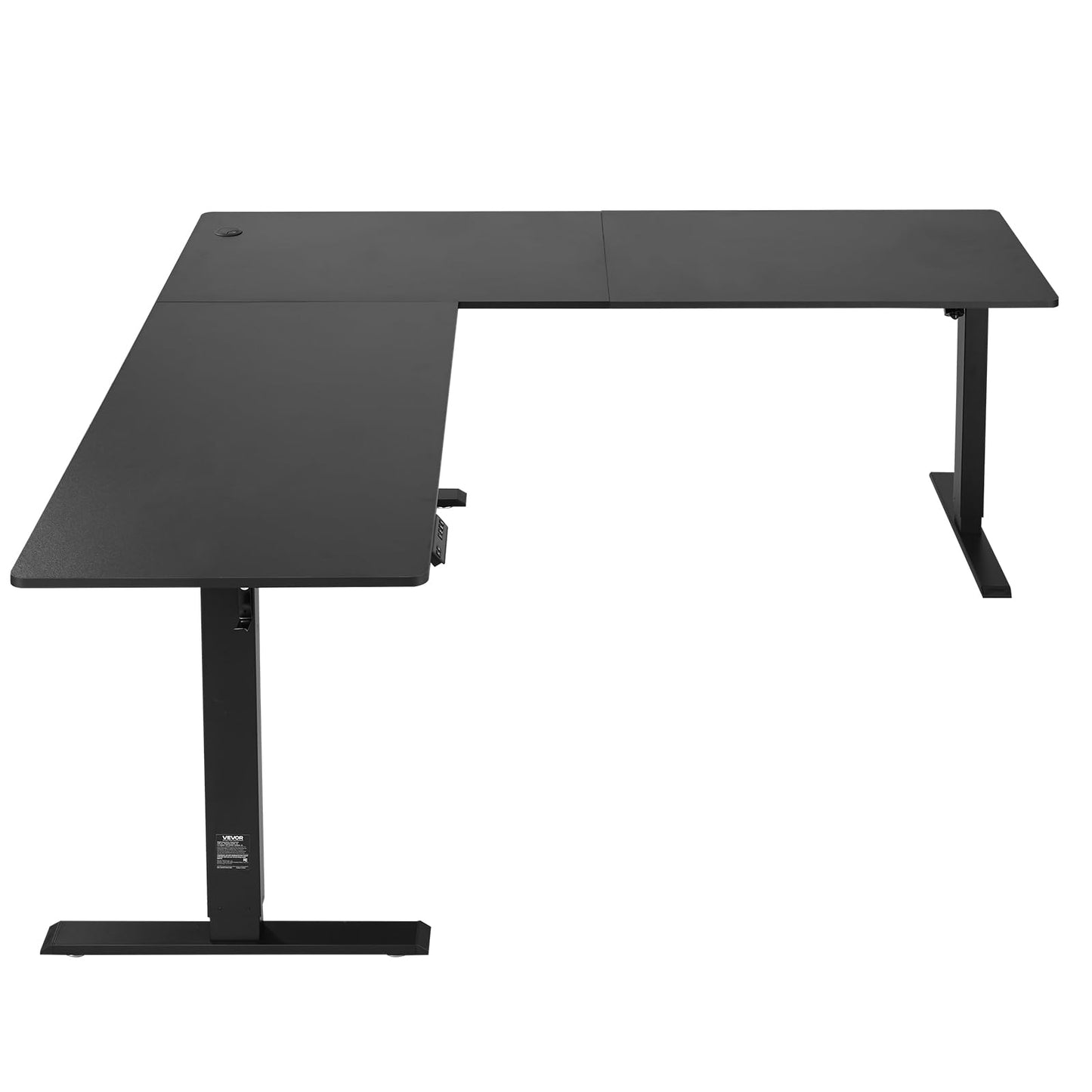 VEVOR L Shaped Standing Desk 71 x 71 inch, 3 Memory Height Adjustable, Electric Corner Standing Desk with Dual Motor, 2 Hooks & Cable Hole, Heavy Duty Carbon Steel Sit Stand Computer Workstation Table