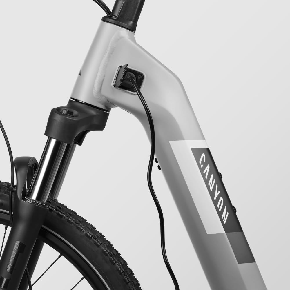 Canyon Pathlite:ON 5 SUV step-through, Stone Grey, Large