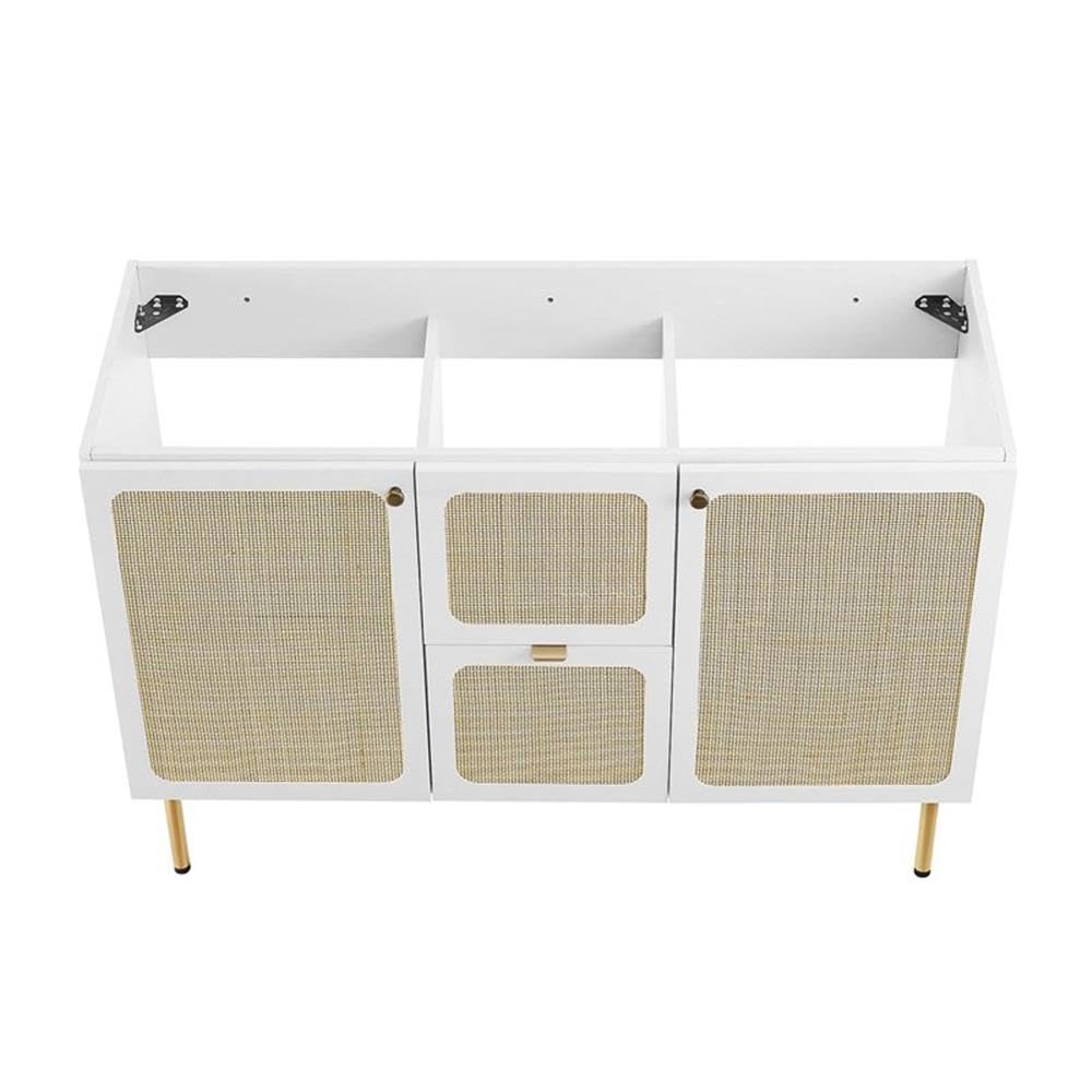 Modway EEI-6604-WHI Chaucer 48" Bathroom Vanity Cabinet (Sink Basin Not Included), White